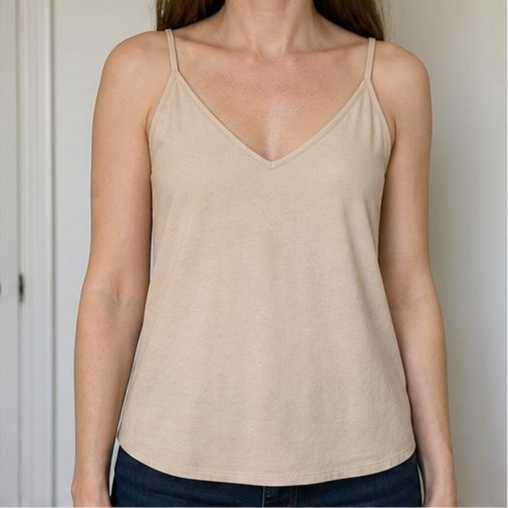 Sand Button Blouse - Picture 2 of 6
